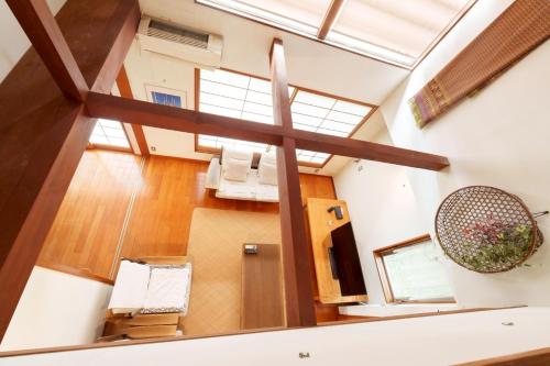 a view of the living room from the top of the building at SEBARI casa vacation rental in Kushima