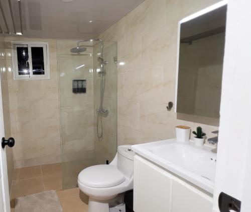 Ένα μπάνιο στο San Isidro Urban suite