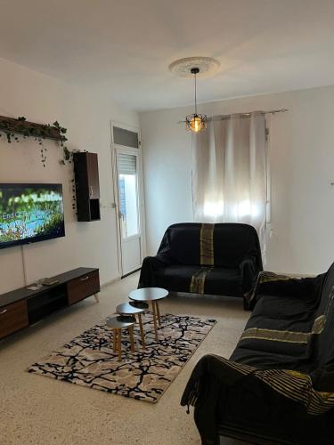 Χώρος καθιστικού στο Coquette-Appart