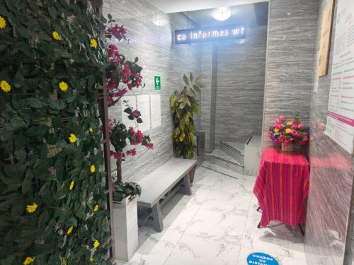 Koupelna v ubytování Hostal Ciudad de Mexico