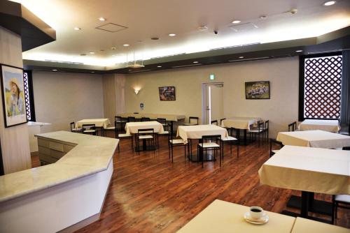 Χώρος καθιστικού στο Court Hotel Niigata