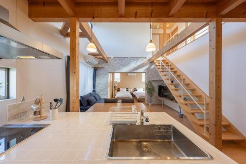 Et opholdsområde på NARUIRO Kanazawa