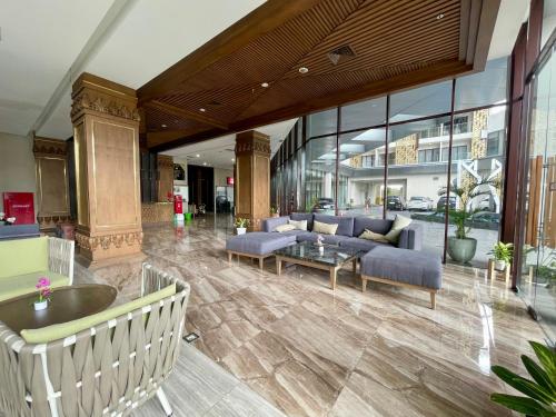 منطقة جلوس في Apartemen Patraland Amarta Yogyakarta