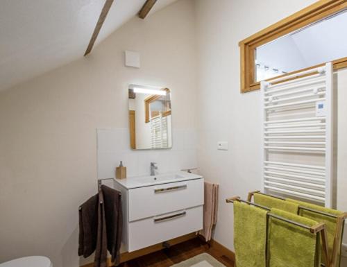 Ένα μπάνιο στο Gîte Vergnelibert