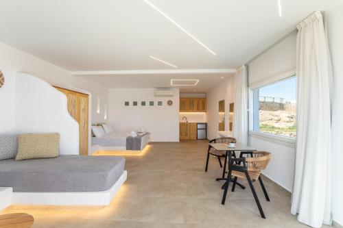 Χώρος καθιστικού στο Alexandros Mykonos