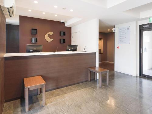 Ο χώρος του λόμπι ή της ρεσεψιόν στο Comfort Inn Ogaki