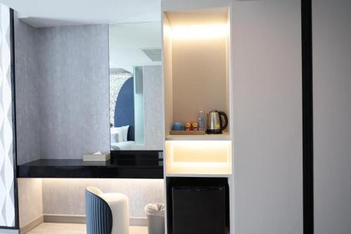 Köök või kööginurk majutusasutuses Glacier Hotel Khon Kaen