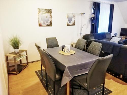 Χώρος καθιστικού στο Ferienwohnung Wellenherz - Wohnung 9