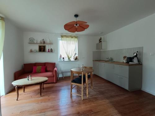 Köök või kööginurk majutusasutuses Chez Marguerite & Alphonse 2 pièces proche Colmar