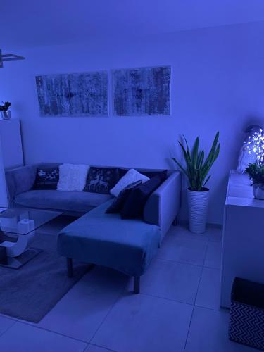 Χώρος καθιστικού στο Apartmán Nitra