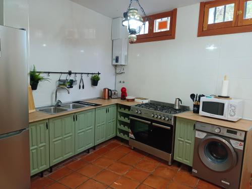 Η κουζίνα ή μικρή κουζίνα στο Casa Rural La Argentina