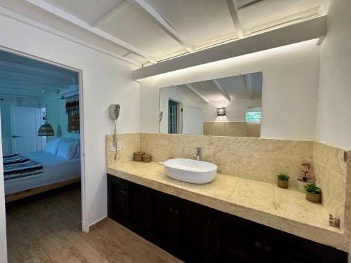 Ένα μπάνιο στο Villa Two Paradis Las Terrenas