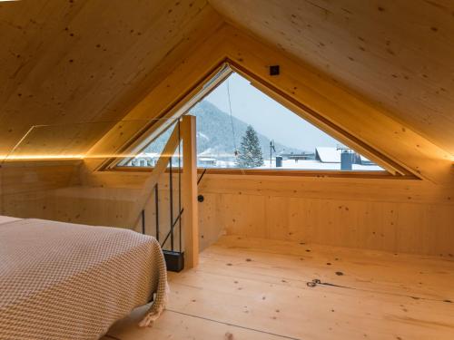 Postel nebo postele na pokoji v ubytování Alpegg Chalets