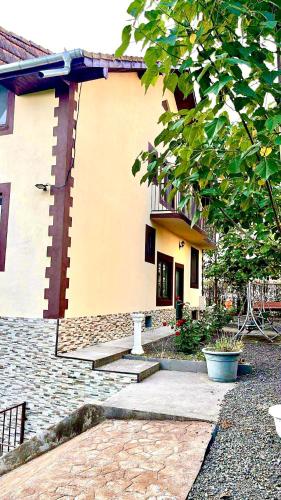 Bygningen som pensionatet ligger i