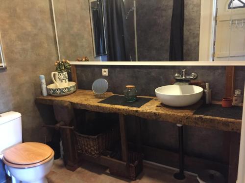 Et badeværelse på gites les rainettes