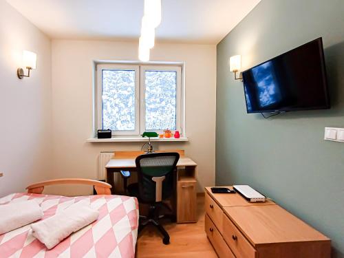 TV/trung tâm giải trí tại Zwierzogród