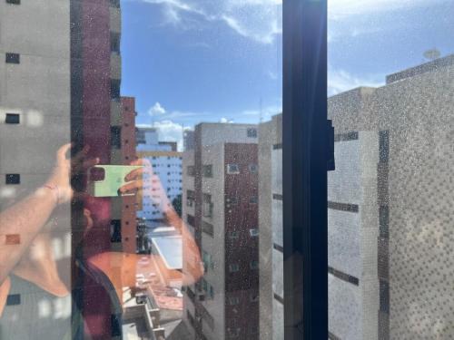 Balkón nebo terasa v ubytování Studio Design 3 Lions