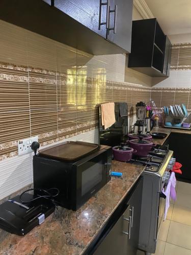 Η κουζίνα ή μικρή κουζίνα στο Tiffy Apartment