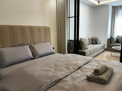 Ένα ή περισσότερα κρεβάτια σε δωμάτιο στο Prestige Aman