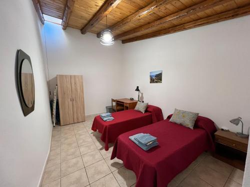 En eller flere senge i et værelse på Vicol8 Casa Vacanze Dorgali