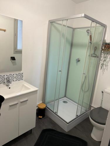 Vannituba majutusasutuses Grand F2, quartier historique de Moulins, 5 pers