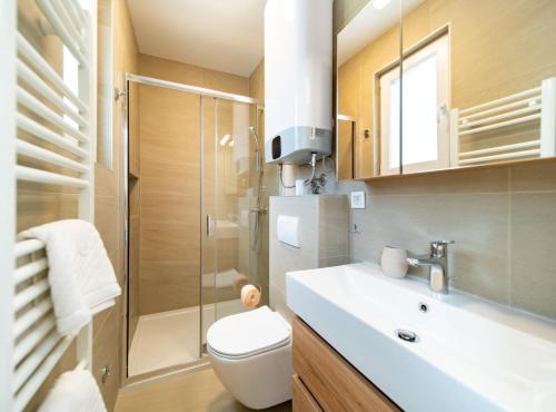 Koupelna v ubytování Apartments Arti Homes Rab Banjol