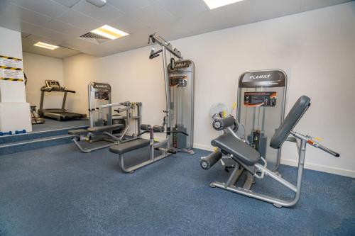 Fitness centrum a/nebo fitness zařízení v ubytování Modern & Cosy Central Coventry Budget Studio