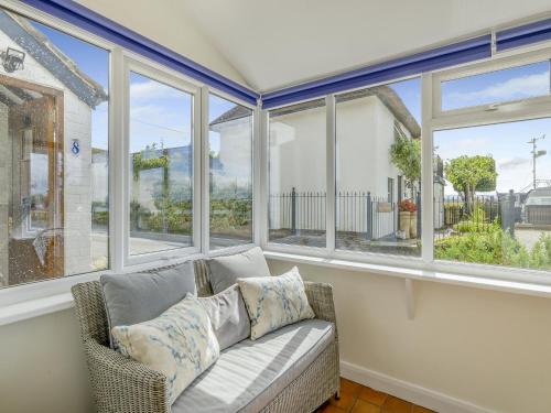 Posezení v ubytování Rose Cottage