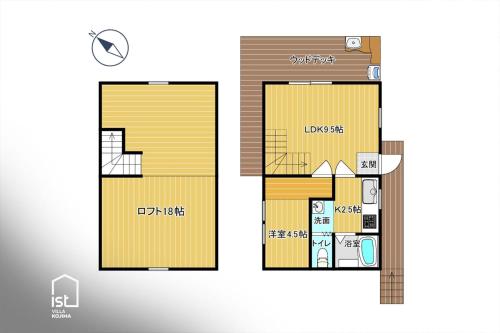 Půdorys ubytování ist villa 07 Hilltop Lookout Sleeps 7