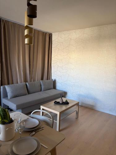 Posezení v ubytování Cozy and chic apartment