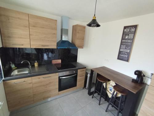 Køkken eller tekøkken på L'instant pause douceur