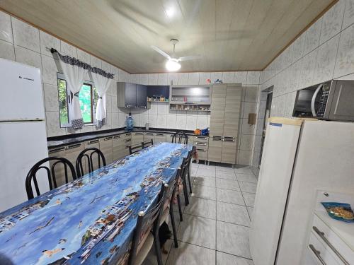 Køkken eller tekøkken på Pousada Wisocki