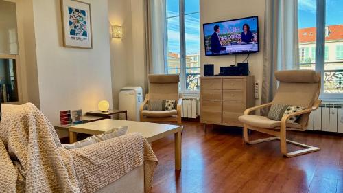 Galería fotográfica de ApartHotel Riviera - Liberte 1 - Grimaldi Promenade des Anglais 5mn - Supérieur 2 chambres AC - Emplacement Exceptionnel en Niza
