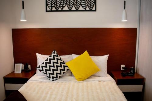 Giường trong phòng chung tại StudioG3