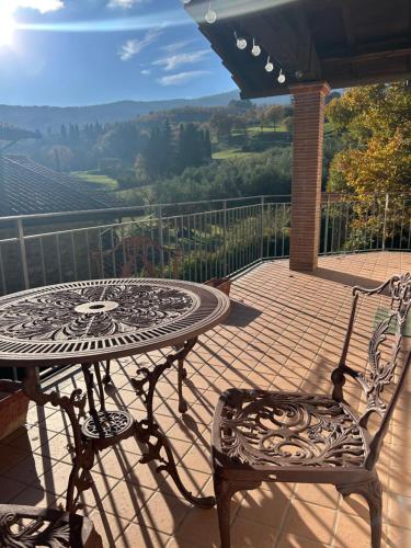 Balkón nebo terasa v ubytování Antica Fiera