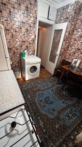 Ruang duduk di Apartament