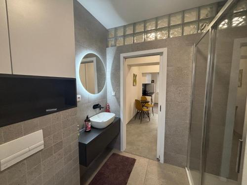 Ένα μπάνιο στο Apartmány Atrium