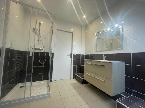 Ένα μπάνιο στο Appart bourg