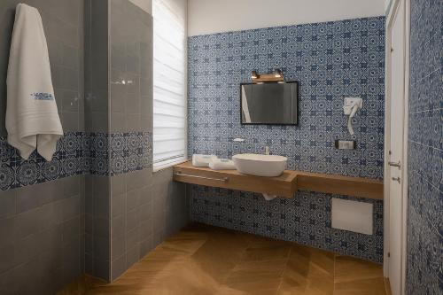 Koupelna v ubytování Hotiday Napoli Vittorio Emanuele