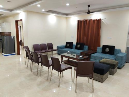 Χώρος καθιστικού στο Green Vista Stays Medanta Medicity