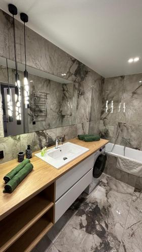 Koupelna v ubytování ЖК Шевченка ЦЕНТР Приватний паркінг Автономка