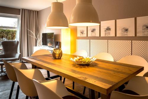 Χώρος καθιστικού στο Haus Tidehuus