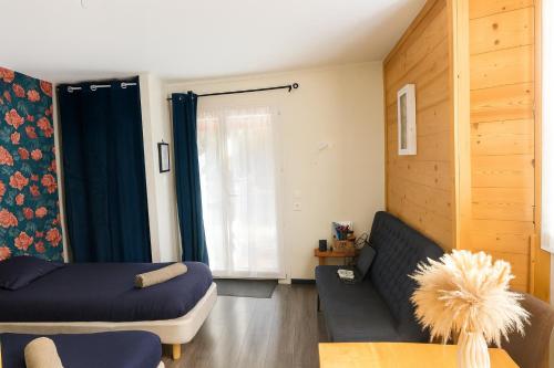 Oleskelutila majoituspaikassa Studio La Cabane Centre Ville
