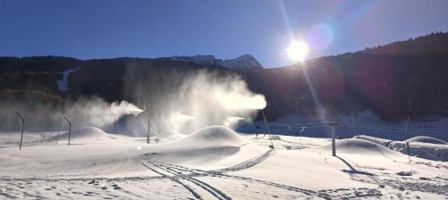 Casa del Puiat v zimě