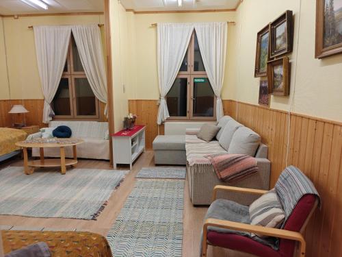 Guesthouse Pekkala的休息区