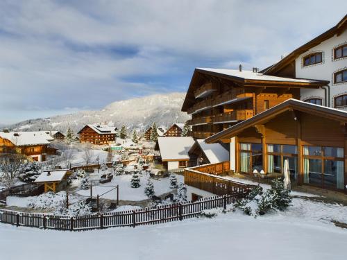 Chalet RoyAlp Hôtel & Spa durante el invierno