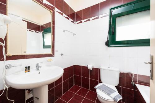 Ένα μπάνιο στο Villa Iris