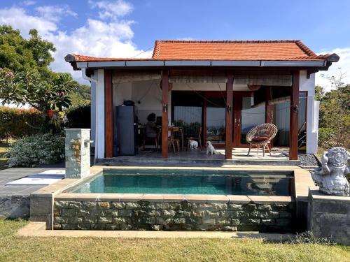 Swimmingpoolen hos eller tæt på Casamudera