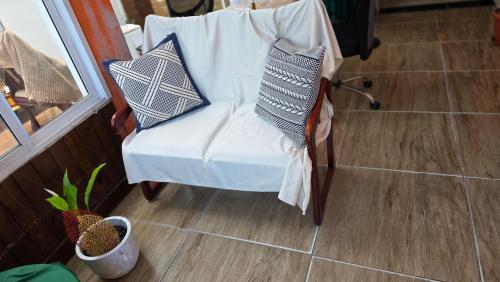 Posezení v ubytování Refúgio Vida & Brisa