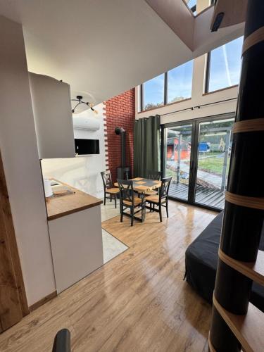 Η κουζίνα ή μικρή κουζίνα στο Agroturystyka Rajska Jabłoń